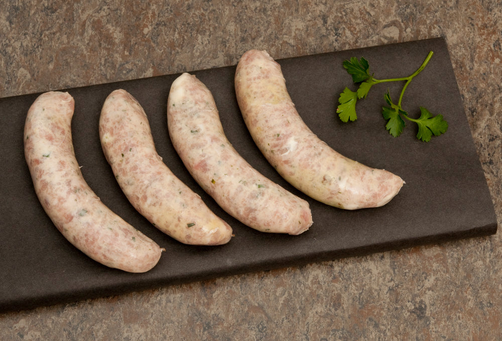 Chicken, Cheese & Spinach Sausages
